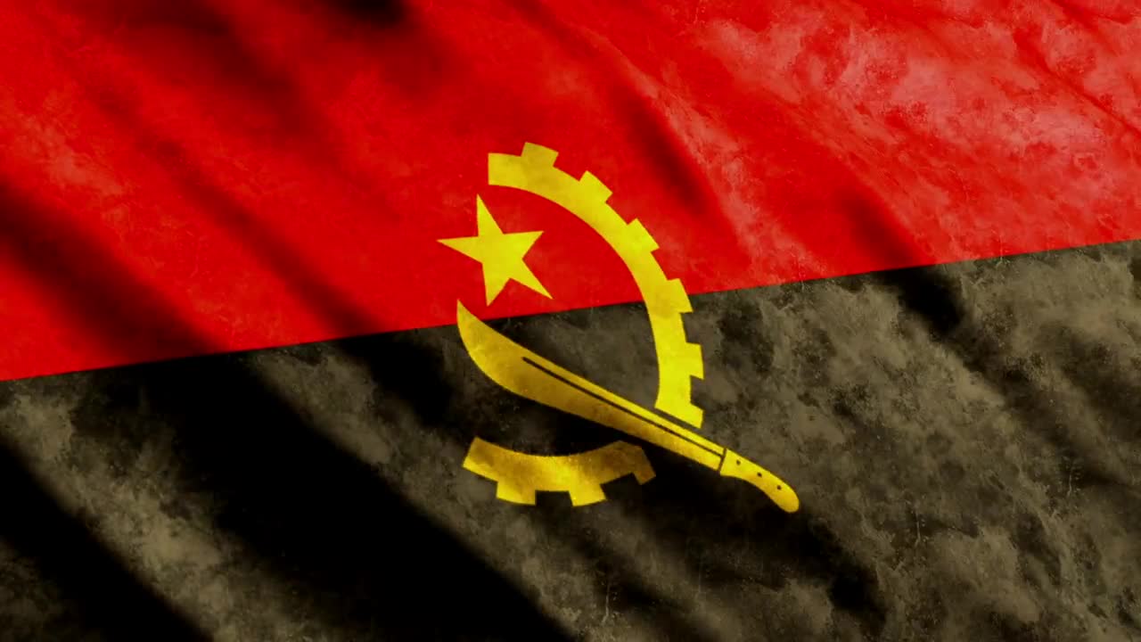 Download Stock Video Angola Flag In Full Screen d Render Live Wallpaper For PC