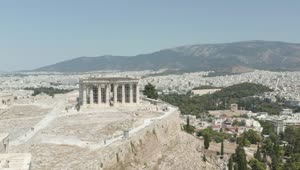 Stock Video Ancient Greek Architecture In The City Of Athens Live Wallpaper For PC
