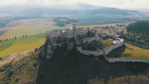 Stock Video Ancient Castle On Top Of A Hill Live Wallpaper For PC