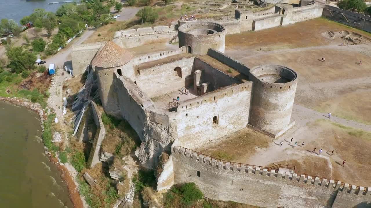 Download Stock Video Ancient Castle From Above Live Wallpaper For PC