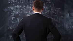Stock Video Analyzing Equations Written On A Blackboard Live Wallpaper For PC