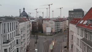 Stock Video Almost Empty Neighborhood In The City Of Berlin Live Wallpaper For PC
