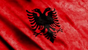 Stock Video Albania Flag Animation In Full Screen Live Wallpaper For PC