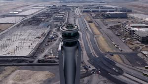 Stock Video Airport Tower On A Quiet Day Live Wallpaper For PC