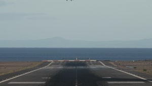 Stock Video Aircraft Landing On An Island Live Wallpaper For PC