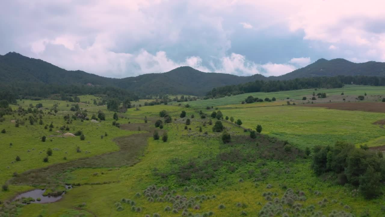 Download Stock Video Air Travel Above Fields In Nature Live Wallpaper For PC