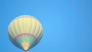 Stock Video Air Balloon Rising In The Clear Sky Live Wallpaper For PC