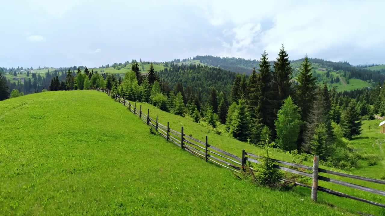 Download Stock Video A Wooden Fence From A Farm In The Woods Live Wallpaper For PC