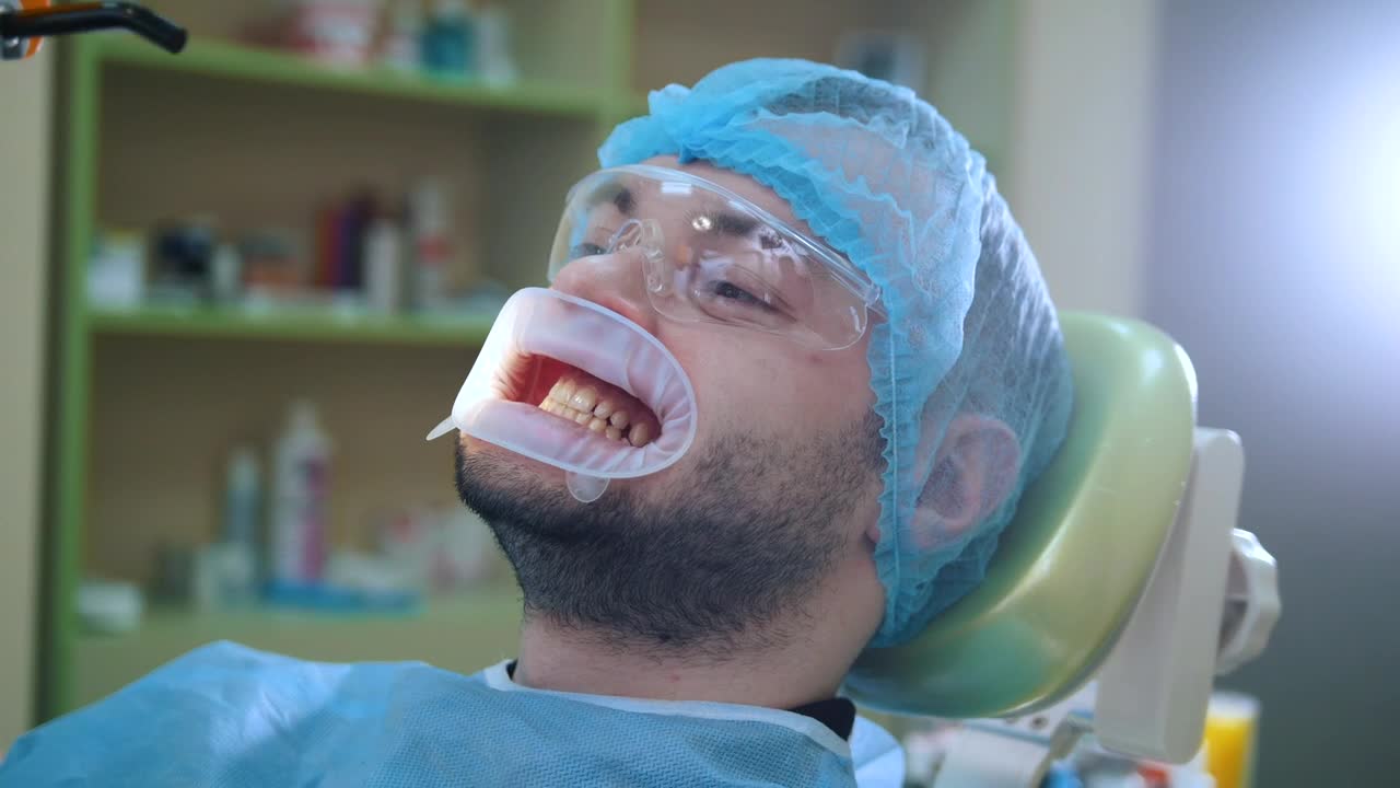 Download Stock Video A Patient Receiving Dental Treatment Live Wallpaper For PC
