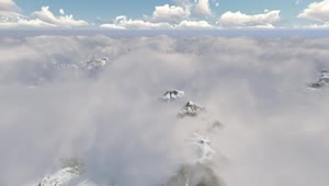 Stock Video A Mountainous Area Under The Clouds Live Wallpaper For PC