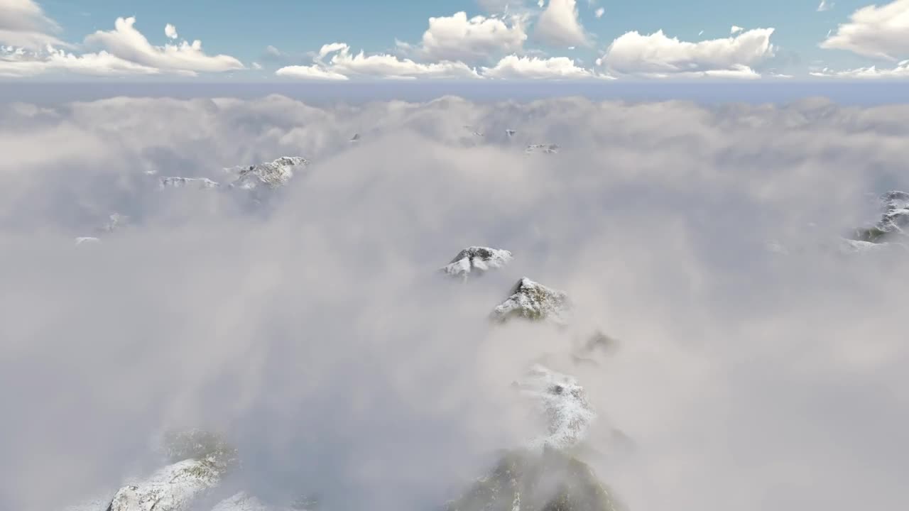 Download Stock Video A Mountainous Area Under The Clouds Live Wallpaper For PC