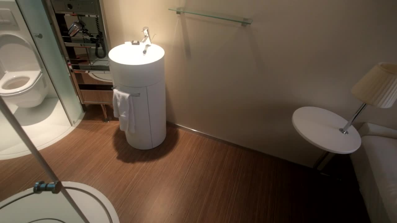 Download Stock Video A Look Inside Of An Small Hotel Room Live Wallpaper For PC