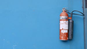 Stock Video A Fire Extinguisher Hanging On The Wall Live Wallpaper For PC