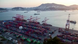 Stock Video Busan Containerport Time Lapse Live Wallpaper For PC