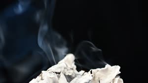 Stock Video Burning Paper On A Black Background Live Wallpaper For PC