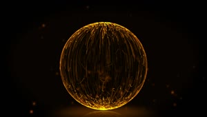 Stock Video Burning Fire Trails Around A Sphere Live Wallpaper For PC