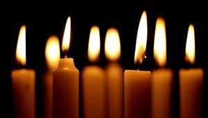 Stock Video Burning Candles In The Dark Close Up Live Wallpaper For PC