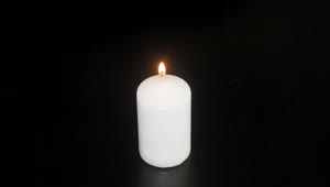 Stock Video Burning Candle Against A Dark Background Live Wallpaper For PC
