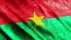 Stock Video Burkina Faded Flag Waving Live Wallpaper For PC