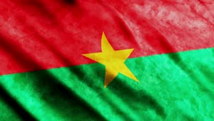 Stock Video Burkina Faso Waving d Flag Live Wallpaper For PC