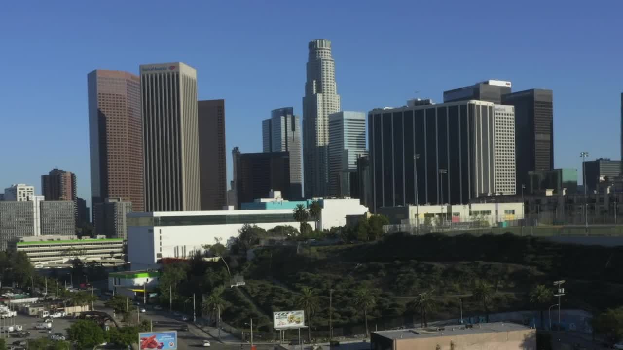 Stock Video Buildings And Urban Area In Los Angeles Live Wallpaper For