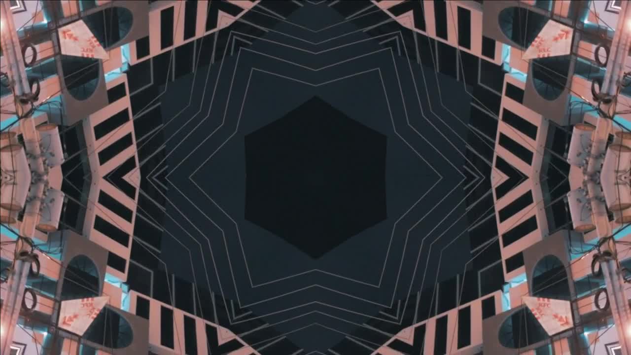 Download Stock Video Building With Kaleidoscope Style Shot Live Wallpaper For PC