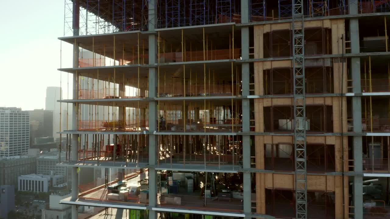 Download Stock Video Building Under Construction In Los Angeles Live Wallpaper For PC