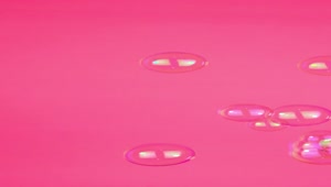Stock Video Bubbles Floating On A Pink Background Live Wallpaper For PC