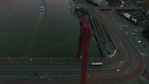 Download Stock Video Bridge Traffic In Rotterdam Live Wallpaper For PC