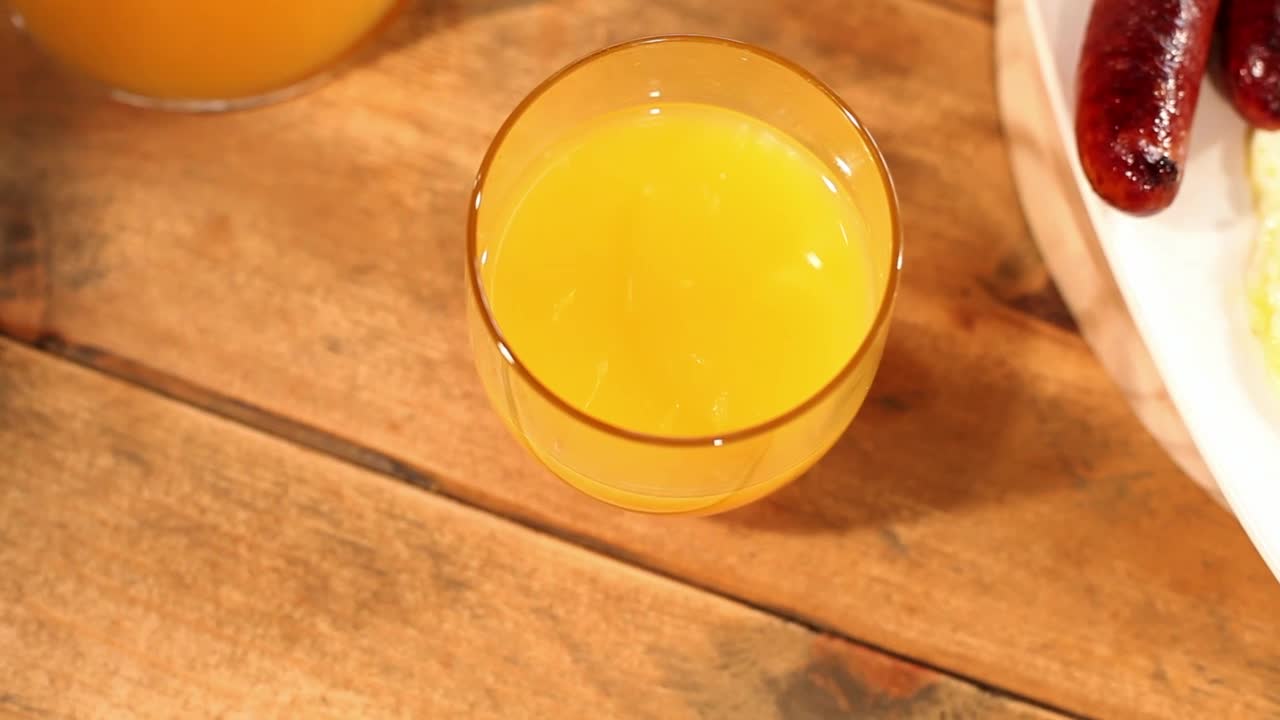 Download Stock Video Breakfast Served On A Wooden Table Live Wallpaper For PC