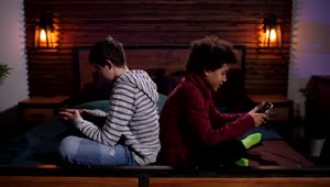 Stock Video Boys Playing Games On Their Phones Live Wallpaper For PC