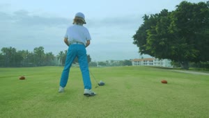 Stock Video Boy Practising Golf Live Wallpaper For PC