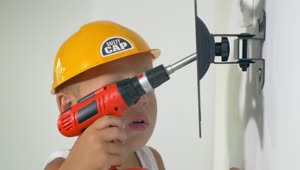 Stock Video Boy Playing With Toy Tools Live Wallpaper For PC