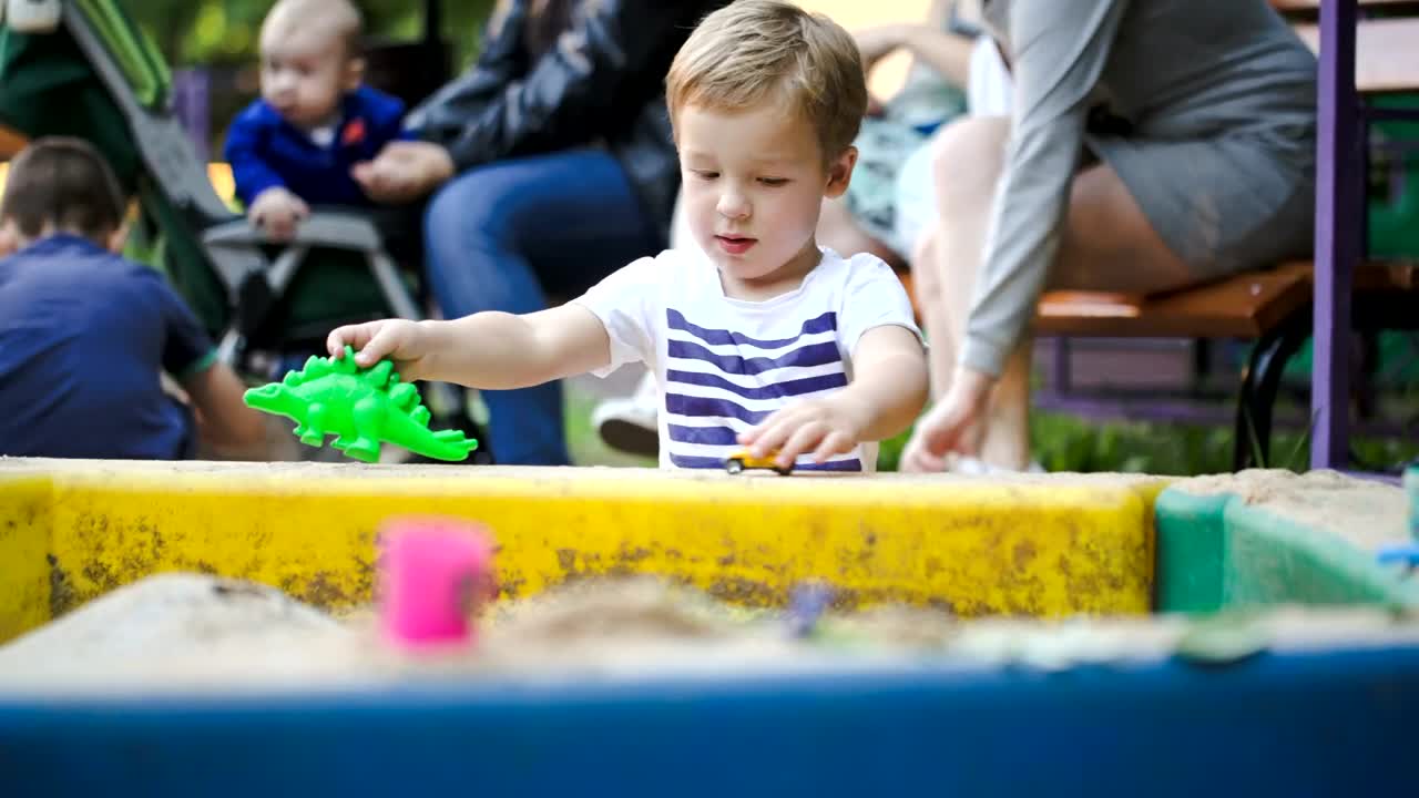 Download Stock Video Boy Playing In A Sand Box Live Wallpaper For PC