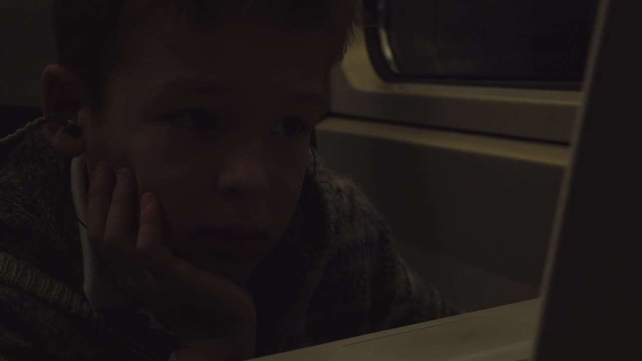 Download Stock Video Boy Listening To Music On A Train Live Wallpaper For PC