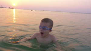 Stock Video Boy Jumping In The Ocean Live Wallpaper For PC