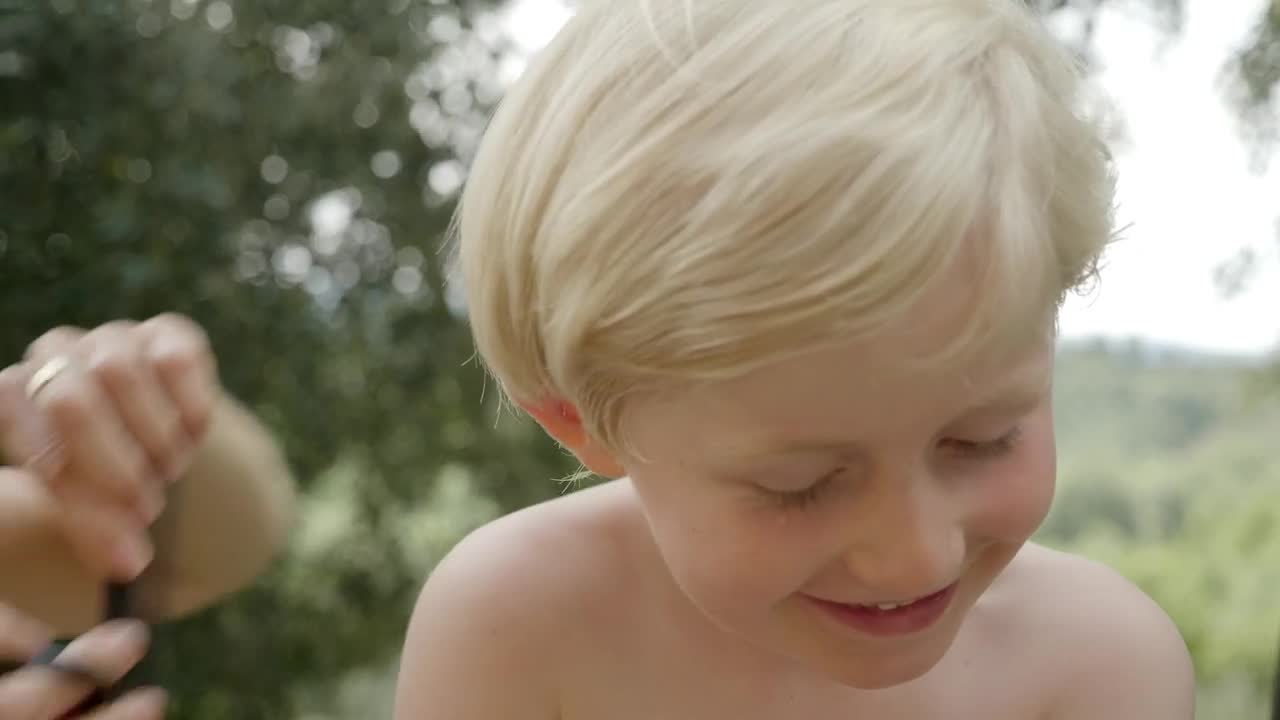 Download Stock Video Boy Having His Hair Cut Live Wallpaper For PC