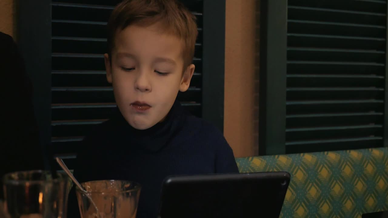 Download Stock Video Boy Eating A Bowl Of Ice Cream Live Wallpaper For PC