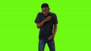 Stock Video Boy Dancing Funnily On A Green Chroma Background Live Wallpaper For PC