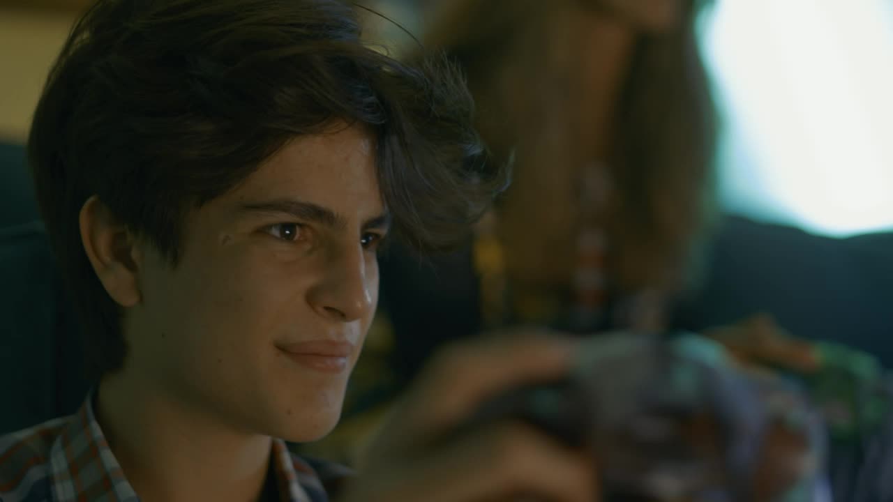 Download Stock Video Boy And Girl Having Fun Playing Video Games Live Wallpaper For PC