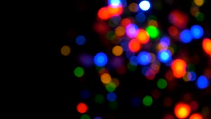 Stock Video Bokeh Of Christmas Tree Lights Live Wallpaper For PC