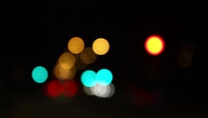 Stock Video Bokeh Effect And Traffic Lights Live Wallpaper For PC