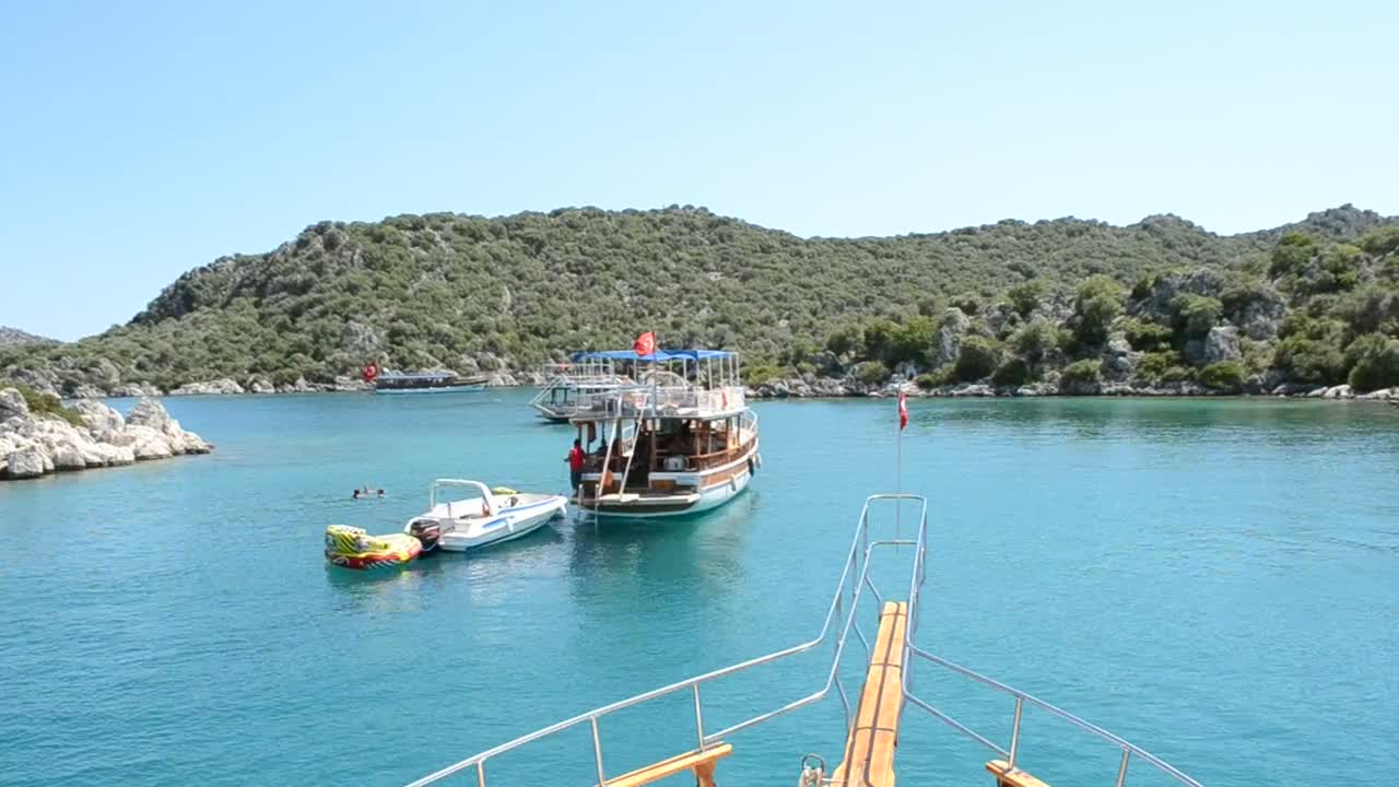 Download Stock Video Boats In A Beautiful Bay Live Wallpaper For PC