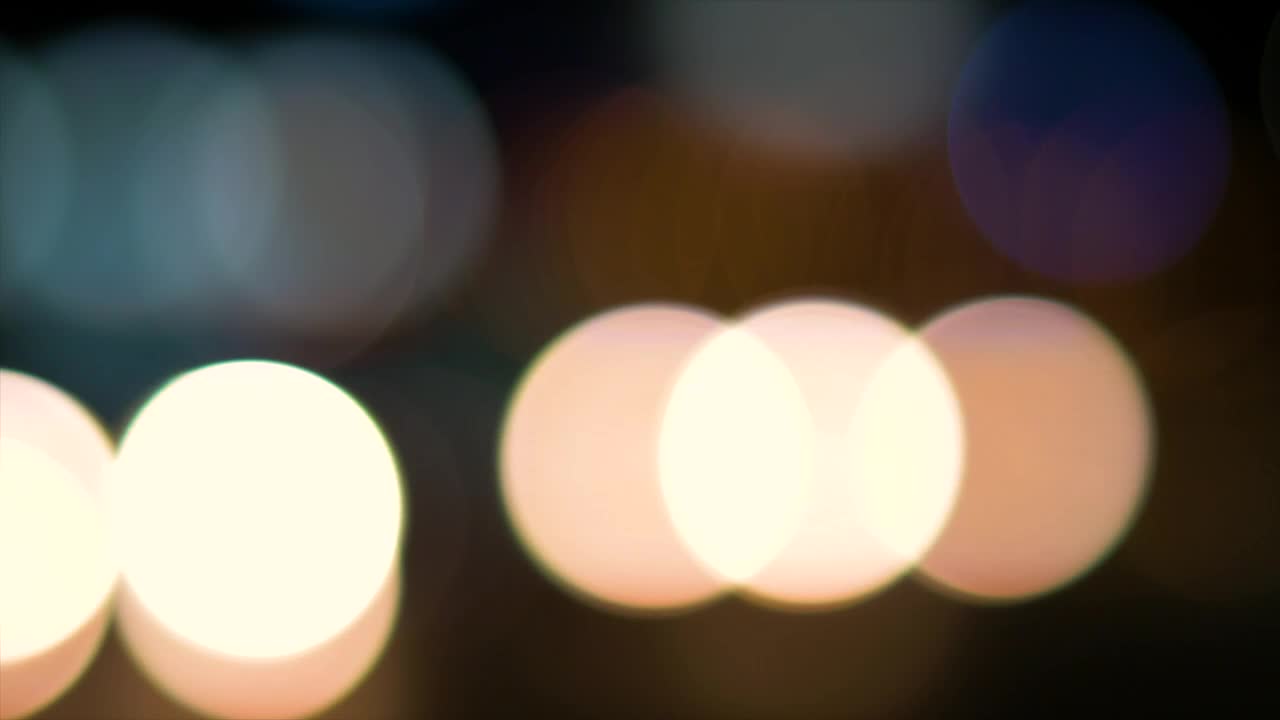 Download Stock Video Blurred Yellow Lights Live Wallpaper For PC