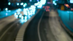 Download Stock Video Blurred Traffic Heading Towards The Camera Live Wallpaper For PC