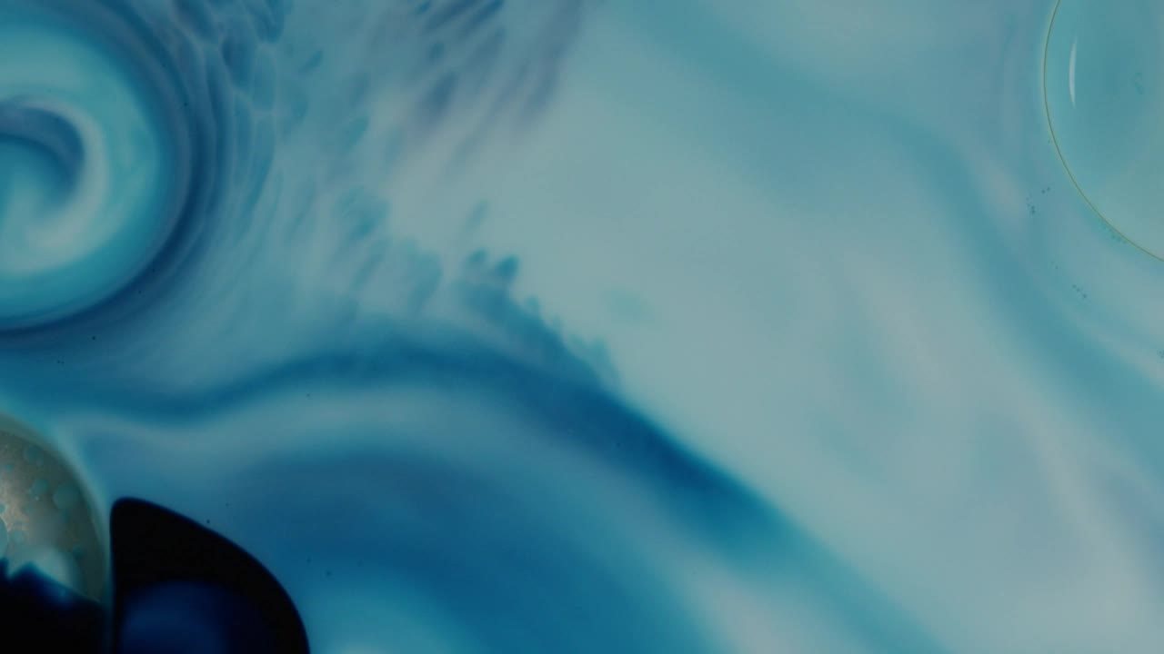 Download Stock Video Bluish Abstract Fluids In Motion Live Wallpaper For PC
