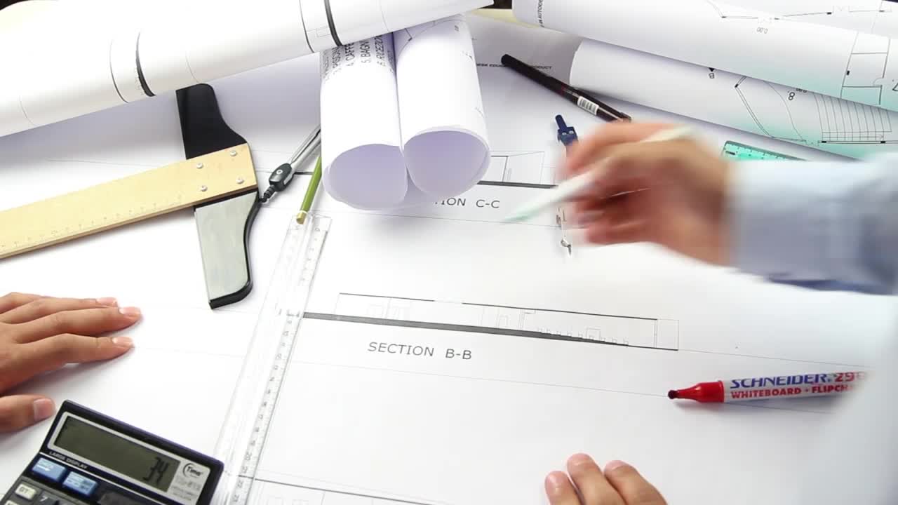 Download Stock Video Blueprint Mistake In An Architecture Project Live Wallpaper For PC