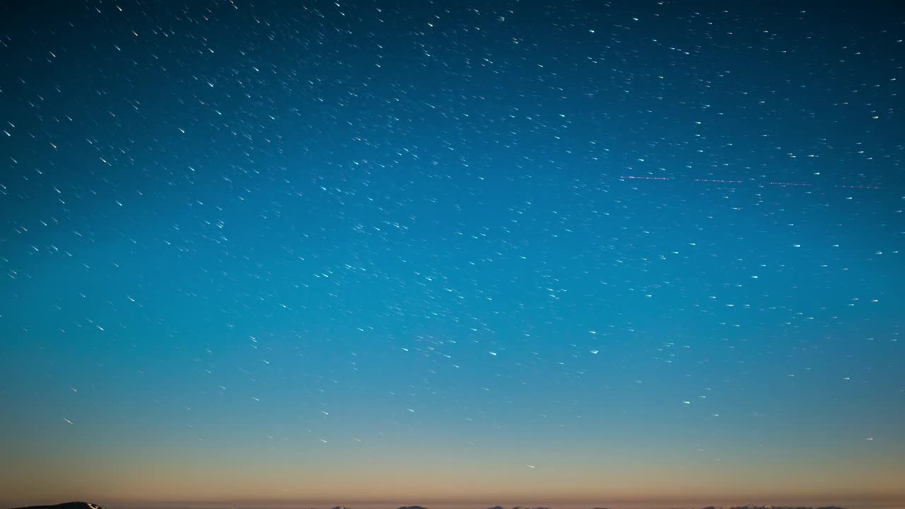 Download Stock Video Blue Starry Sky In The Mountains Live Wallpaper For PC