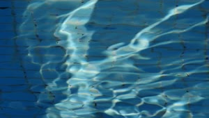 Stock Video Blue Pool With Water Making Waves Live Wallpaper For PC