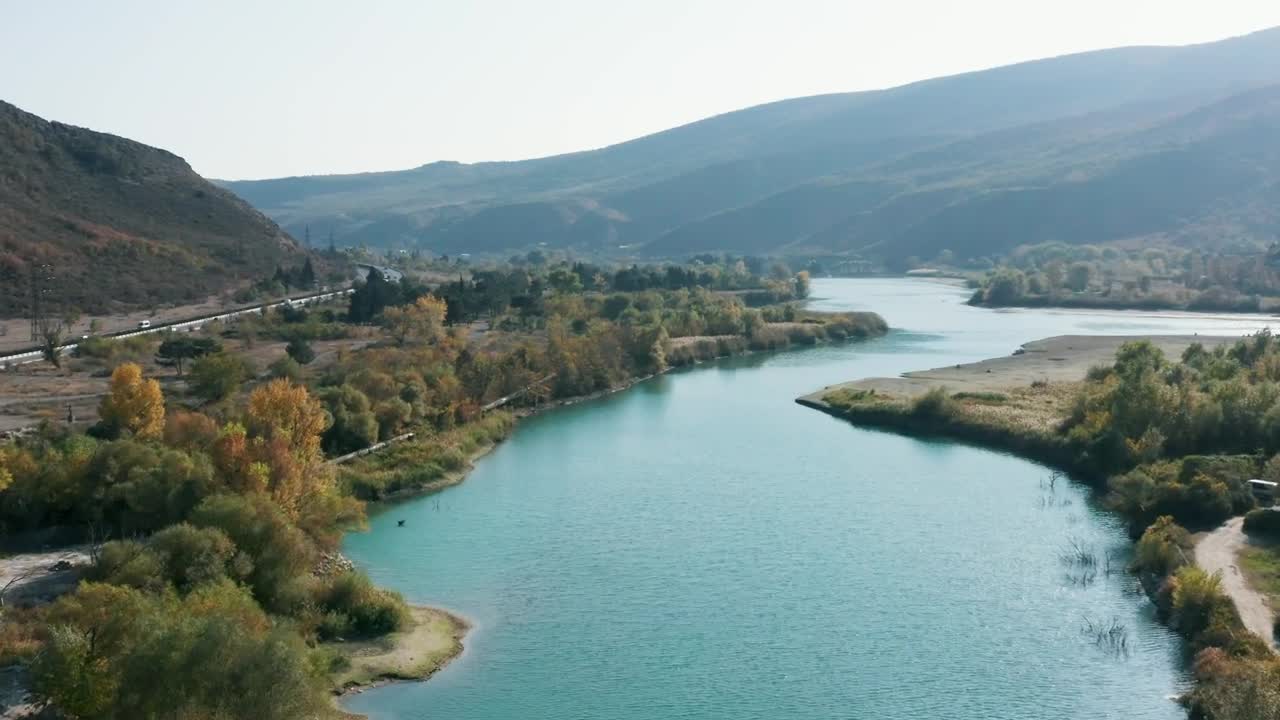 Download Stock Video Blue River And The Mountains Live Wallpaper For PC